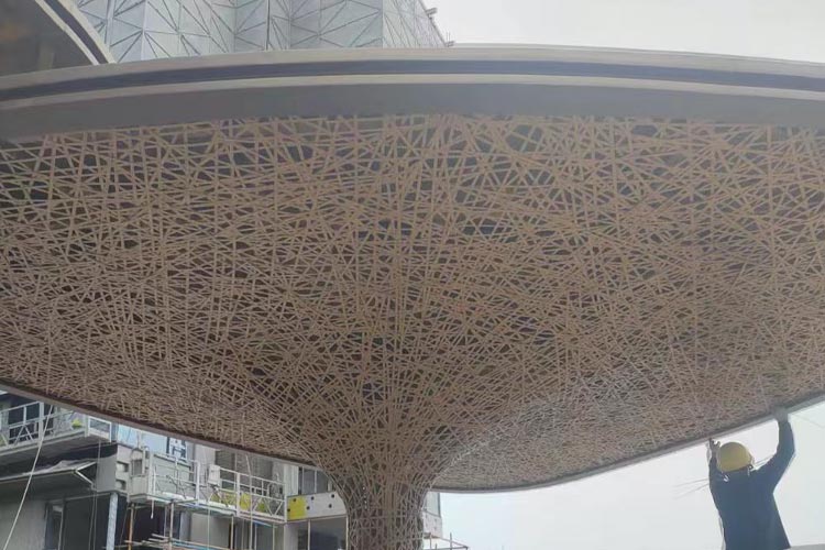 仿竹編廊架有哪些功能優勢??